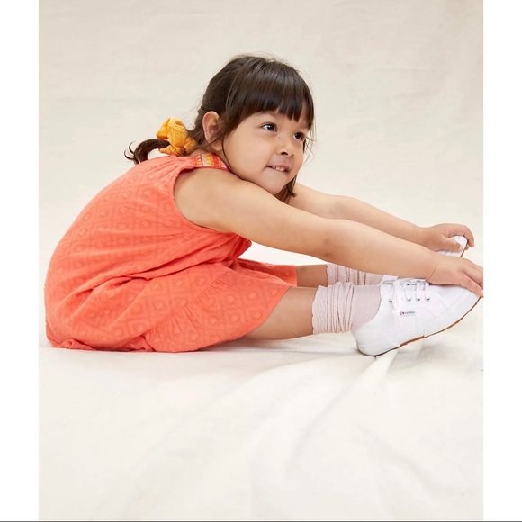 Anthropologie Coral Embroidered Kids Dress NWT - Picture 3 of 11